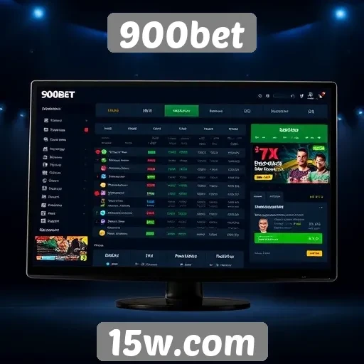Análise da interface do usuário no site 900bet